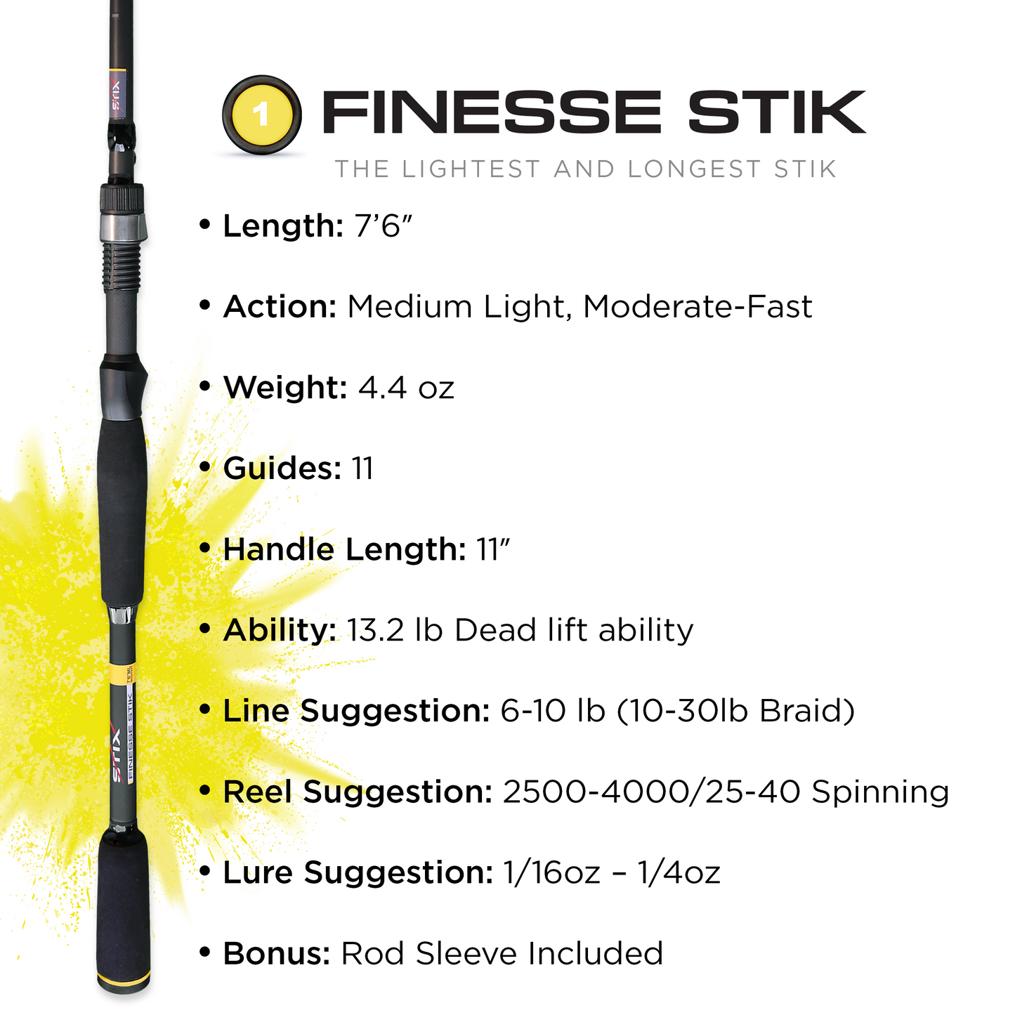 #1 FINESSE SPIN STIK